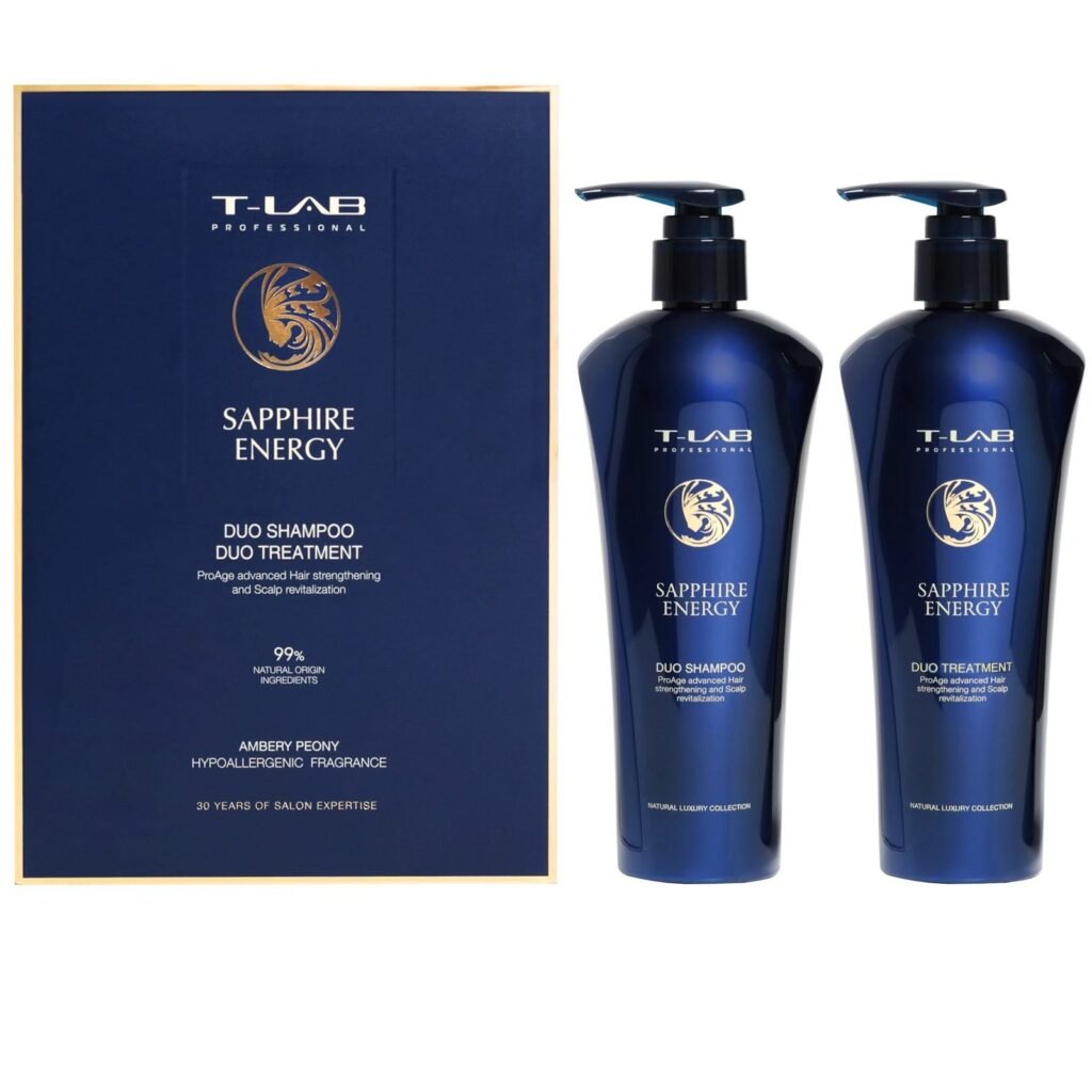 T-LAB Sapphire set in premium zwarte geschenkdoos